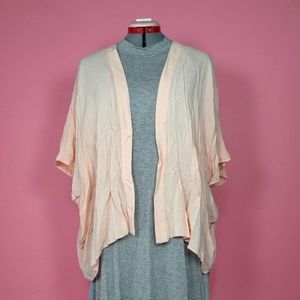 Breezy Pale Pink Kimono Cardigan